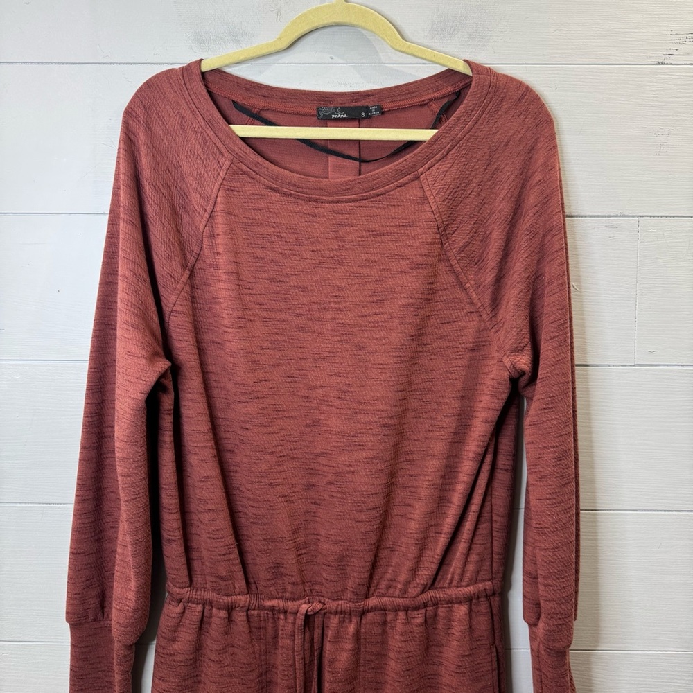 prAna Women's Sunrise Long Sleeve Comfy Dress With Pockets Size Small - Picture 2 of 15